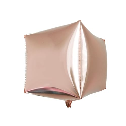 SOLUSTRE 5Stücke Aluminium Folienballons Quadratische Ballondekoration Für Geburtstagsfeiern Hochzeiten Und Feste Roségold SOLUSTRE 5Stücke Aluminium Folienballons Quadratische Ballondekoration Für Geburtstagsfeiern Hochzeiten Und Feste Roségold von SOLUSTRE