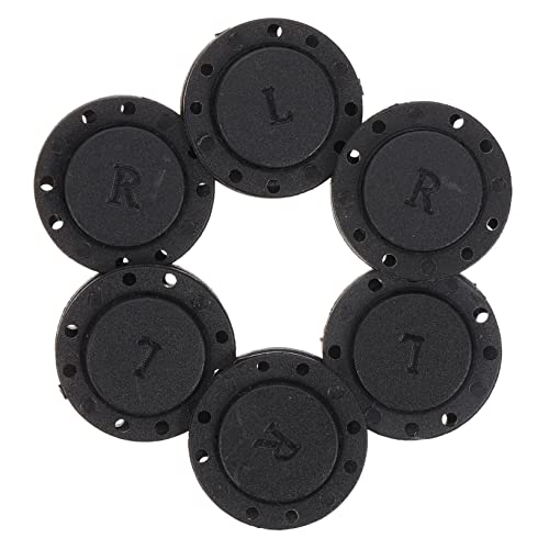 SOLUSTRE 6 Paare Magnetische Knöpfe für Kleidung Runde Magnetverschlüsse zum Annähen Langlebig und Farbecht für DIY Nähprojekte Mäntel Jacken Taschen Praktische Kleidungsmagnete von SOLUSTRE
