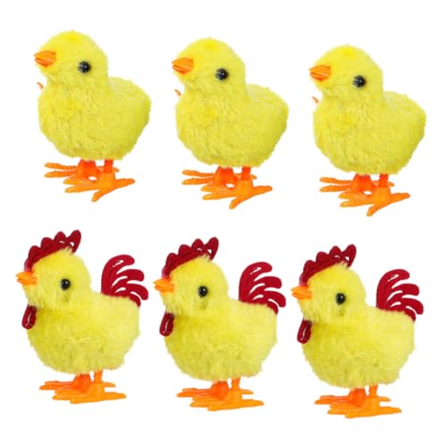 SOLUSTRE 6 Stück Aufziehspielzeug Neuheit Lustiges Vogel Intelligenzspielzeug Huhn Aufziehspielzeug Tierspielzeug Für Aufziehtiere Für Geburtstagsparty Gastgeschenk Plüsch SOLUSTRE 6 Stück Aufziehspielzeug Neuheit Lustiges Vogel Intelligenzspielzeug Huhn Aufziehspielzeug Tierspielzeug Für Aufziehtiere Für Geburtstagsparty Gastgeschenk Plüsch von SOLUSTRE