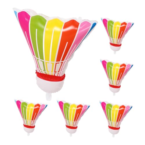 SOLUSTRE 6 Stück Badminton-ballon Sport Jumbo Geformt Riese Dekorationen Rosa Thematisiert Farben Riesig Weiß Party Groß Geburtstag Luftballons Basketball-folienballons SOLUSTRE 6 Stück Badminton-ballon Sport Jumbo Geformt Riese Dekorationen Rosa Thematisiert Farben Riesig Weiß Party Groß Geburtstag Luftballons Basketball-folienballons von SOLUSTRE