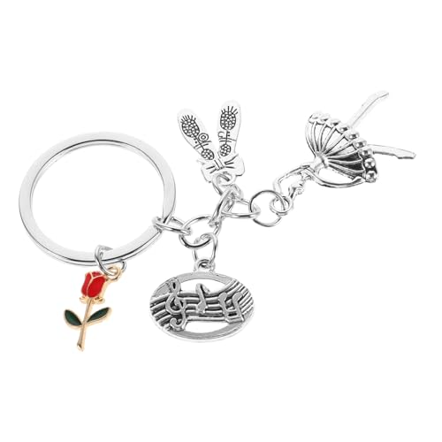 SOLUSTRE 6 Stück Ballerina Schlüsselanhänger Spitzenschuh Anhänger Leichtes Tanz Schmuckstück für Taschen Schlüssel für Ballettliebhaber SOLUSTRE 6 Stück Ballerina Schlüsselanhänger Spitzenschuh Anhänger Leichtes Tanz Schmuckstück für Taschen Schlüssel für Ballettliebhaber von SOLUSTRE
