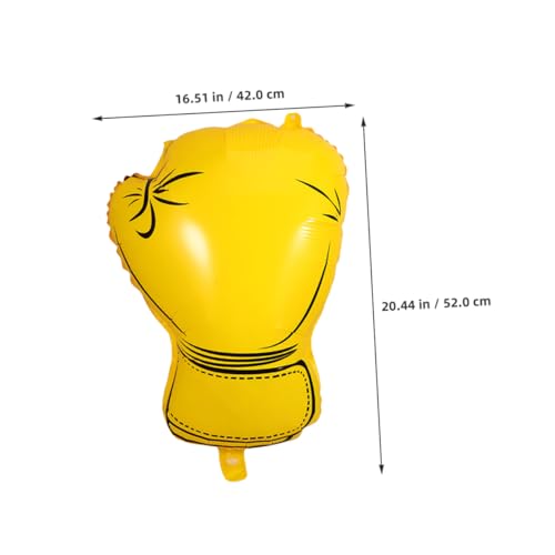 SOLUSTRE 6 Stück Boxhandschuh Folienballons Farbenfrohe Langlebige Partydekoration mit Einfacher Aufblasfunktion für Wrestling Nacht Geburtstagsfeier und Sportveranstaltungen SOLUSTRE 6 Stück Boxhandschuh Folienballons Farbenfrohe Langlebige Partydekoration mit Einfacher Aufblasfunktion für Wrestling Nacht Geburtstagsfeier und Sportveranstaltungen von SOLUSTRE