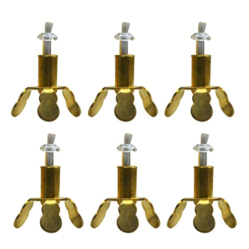 SOLUSTRE 6 Stück Kupfer Docht Halter Dreibein Kerzenständer Tischkerzenhalter für Haushalt und Tempel Stabile Basis Edle Verarbeitung Höhe Inklusive Docht SOLUSTRE 6 Stück Kupfer Docht Halter Dreibein Kerzenständer Tischkerzenhalter für Haushalt und Tempel Stabile Basis Edle Verarbeitung Höhe Inklusive Docht von SOLUSTRE
