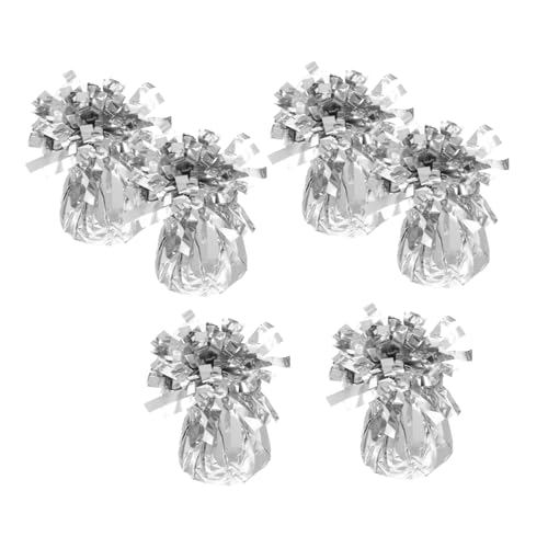 SOLUSTRE 6 Stück Metallic Plastikhülle für Hochzeiten Geburtstage Babypartys Jubiläen und Feiertagsveranstaltungen von SOLUSTRE