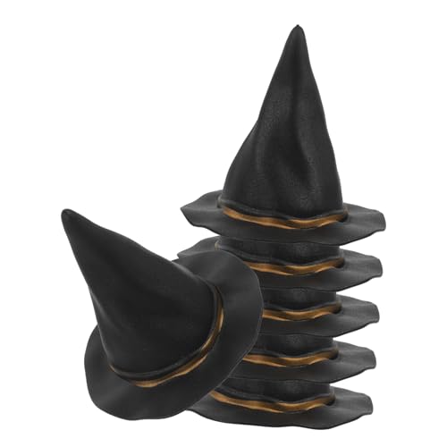 SOLUSTRE 6 Stück Mini Hexenhüte für Halloween Partyhut Weinflaschenverschlüsse Dekorative Mützen für Halloween Feiern Kostüme und DIY Dekorationen SOLUSTRE 6 Stück Mini Hexenhüte für Halloween Partyhut Weinflaschenverschlüsse Dekorative Mützen für Halloween Feiern Kostüme und DIY Dekorationen von SOLUSTRE
