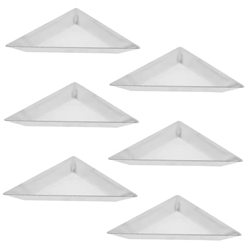 SOLUSTRE 6 Stück Teiliges Edelstahl Dreieckig Präzise Schmuckwaage Schalen für Pulver Flüssigkeiten Epoxidharz-mischung Lebensmittelproben Platzsparend und Leicht zu Reinigen SOLUSTRE 6 Stück Teiliges Edelstahl Dreieckig Präzise Schmuckwaage Schalen für Pulver Flüssigkeiten Epoxidharz-mischung Lebensmittelproben Platzsparend und Leicht zu Reinigen von SOLUSTRE