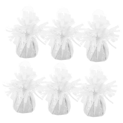 SOLUSTRE 6 Stück Teiliges Party Ballon Gewichte Weiße Ballonbeschwerer für Hochzeit Festlichkeiten Einfach zu Verwenden zur der Schwebhöhe von Heliumballons SOLUSTRE 6 Stück Teiliges Party Ballon Gewichte Weiße Ballonbeschwerer für Hochzeit Festlichkeiten Einfach zu Verwenden zur der Schwebhöhe von Heliumballons von SOLUSTRE