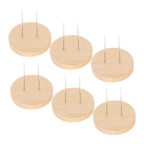 SOLUSTRE 6 Stück Teiliges Puppenständer Holzsockel Rund Basis Häkel Puppenhalter Stabil Displayständer für Bastelarbeiten und Sammlerstücke SOLUSTRE 6 Stück Teiliges Puppenständer Holzsockel Rund Basis Häkel Puppenhalter Stabil Displayständer für Bastelarbeiten und Sammlerstücke von SOLUSTRE