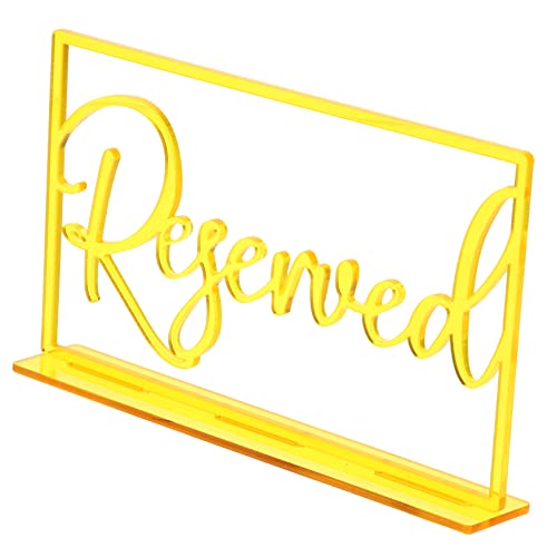 SOLUSTRE 6 Stück Teiliges Tischschild Reservierte Hochzeitstischschilder Goldfarben Lesbare Platzkartenhalter für Hochzeitsfeiern Partys Bankette Passend für Rustikalen und Modernen Stil SOLUSTRE 6 Stück Teiliges Tischschild Reservierte Hochzeitstischschilder Goldfarben Lesbare Platzkartenhalter für Hochzeitsfeiern Partys Bankette Passend für Rustikalen und Modernen Stil von SOLUSTRE