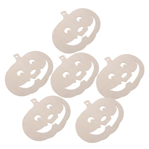 SOLUSTRE 6 Stück Unbemalte Holz Kürbis Ausschnitte für Herbst Halloween DIY Basteln Naturholz Kürbis Holzfiguren Beige für Herbstdeko und Erwachsene SOLUSTRE 6 Stück Unbemalte Holz Kürbis Ausschnitte für Herbst Halloween DIY Basteln Naturholz Kürbis Holzfiguren Beige für Herbstdeko und Erwachsene von SOLUSTRE
