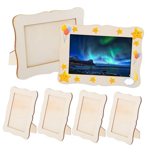SOLUSTRE 6 Stück Unfertige Holz Bilderrahmen Gelbholz Diy Foto und Bastelrahmen Rechteckig Stehend für Kreative Malprojekte und Wohnkultur SOLUSTRE 6 Stück Unfertige Holz Bilderrahmen Gelbholz Diy Foto und Bastelrahmen Rechteckig Stehend für Kreative Malprojekte und Wohnkultur von SOLUSTRE