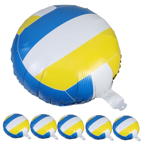 SOLUSTRE 6 Stück Volleyball-Ballon Volleyball sprengen Volleyball-Geburtstagsdekorationen Sportliche Luftballons Volleyball-Themenparty Volleyball-Partydekorationen Beach-Volleyball-Ball SOLUSTRE 6 Stück Volleyball-Ballon Volleyball sprengen Volleyball-Geburtstagsdekorationen Sportliche Luftballons Volleyball-Themenparty Volleyball-Partydekorationen Beach-Volleyball-Ball von SOLUSTRE