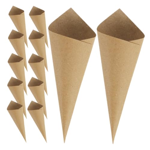 SOLUSTRE 60 Stück Hochzeitsblütenkegel konisch Zinn Pappkegel Vor Getränke Party geschenkverpackung hochzeitsdekoration bastelmaterial Hochzeitskegel Konfettipapier zur Hochzeit Light Brown SOLUSTRE 60 Stück Hochzeitsblütenkegel konisch Zinn Pappkegel Vor Getränke Party geschenkverpackung hochzeitsdekoration bastelmaterial Hochzeitskegel Konfettipapier zur Hochzeit Light Brown von SOLUSTRE
