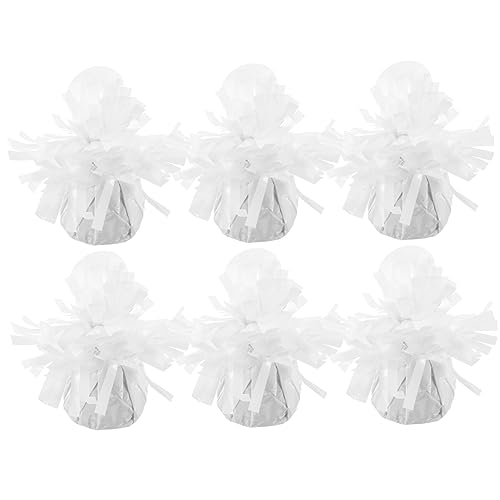 SOLUSTRE 6Stücke Ballongewicht Anhänger Aus Wiederverwendbare Schwerkraftgewichte Für Helium Und Latexballons Für Hochzeiten Geburtstagsfeiern Und Feste SOLUSTRE 6Stücke Ballongewicht Anhänger Aus Wiederverwendbare Schwerkraftgewichte Für Helium Und Latexballons Für Hochzeiten Geburtstagsfeiern Und Feste von SOLUSTRE