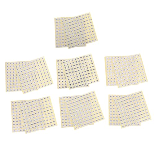 SOLUSTRE 7000 Stück Runde Selbstklebende Wasserdichte Etiketten für Bekleidung S für Einzelhandel Einfache Größenidentifikation SOLUSTRE 7000 Stück Runde Selbstklebende Wasserdichte Etiketten für Bekleidung S für Einzelhandel Einfache Größenidentifikation von SOLUSTRE