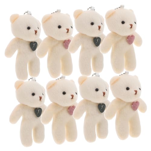 SOLUSTRE 8 Stück Bär Schlüsselanhänger Kleiner Stoffbär Winziger Abschluss Stofftier Bär Puppe Winzige Bären Minibären Großpackung Valentinstagsbär Gefüllte Mini Kleine Tiere Winzige SOLUSTRE 8 Stück Bär Schlüsselanhänger Kleiner Stoffbär Winziger Abschluss Stofftier Bär Puppe Winzige Bären Minibären Großpackung Valentinstagsbär Gefüllte Mini Kleine Tiere Winzige von SOLUSTRE