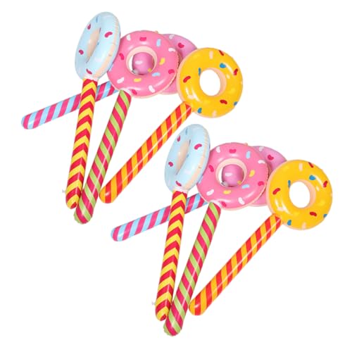 SOLUSTRE 8 Stück Lutscher-ballon Party Creme Luft Dekorationen Thema Krapfen Aufblasbare Donuts Kind Pastell Süßigkeitendekoration Süßigkeiten Ballons Aufblasbare Karnevalspreise Pvc SOLUSTRE 8 Stück Lutscher-ballon Party Creme Luft Dekorationen Thema Krapfen Aufblasbare Donuts Kind Pastell Süßigkeitendekoration Süßigkeiten Ballons Aufblasbare Karnevalspreise Pvc von SOLUSTRE