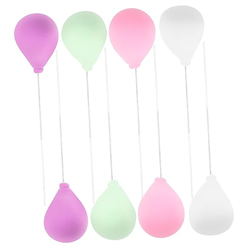 SOLUSTRE 8 Stück Miniatur Puppenhaus Luftballons Realistische Form Diy Mikro Landschaftsdekoration Geeignet für Miniaturgarten und Terrarium Zufällige Farben Puppenhaus von SOLUSTRE