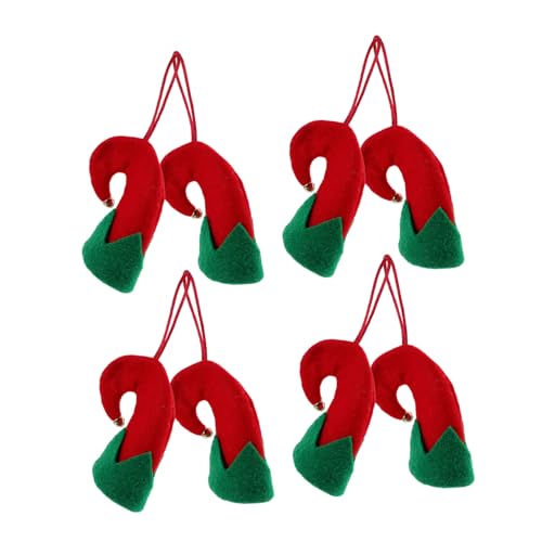 SOLUSTRE 8 Stück Teiliges Mini Weihnachtsmützen aus Vielseitig als Weihnachtsbaum und Flaschendeko Sowie Besteckhalter Weiche Kleine Hutornamente für Festliche Tischdekoration und Xmas SOLUSTRE 8 Stück Teiliges Mini Weihnachtsmützen aus Vielseitig als Weihnachtsbaum und Flaschendeko Sowie Besteckhalter Weiche Kleine Hutornamente für Festliche Tischdekoration und Xmas von SOLUSTRE