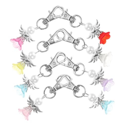 SOLUSTRE 8 Stück Teiliges Set Schutzengel Schlüsselanhänger mit Engelsflügeln Kreative für Hochzeiten Weihnachten und Besondere Anlässe Handgefertigte zur Erinnerung von SOLUSTRE