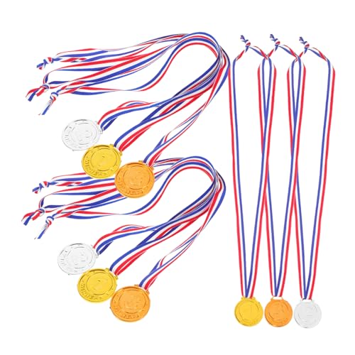 SOLUSTRE 9 Stück Kindermedaillen Fußball Auszeichnungsmedaillen Plastikmedaillen Für Im Vorschulalter Tolle Auszeichnungsmedaille Legierung Siegermedaillen Mit Band Spielmedaille SOLUSTRE 9 Stück Kindermedaillen Fußball Auszeichnungsmedaillen Plastikmedaillen Für Im Vorschulalter Tolle Auszeichnungsmedaille Legierung Siegermedaillen Mit Band Spielmedaille von SOLUSTRE