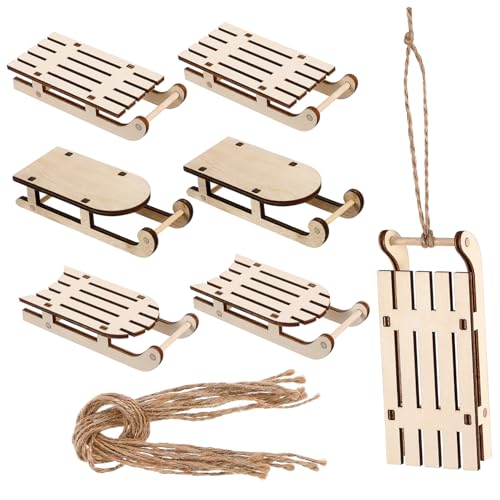 SOLUSTRE 9 Stück Teiliges Mini Holzschlitten Natürliche Holzdeko DIY Unfinished Craft für Weihnachts Tischdekoration Robustes Material Festliche Desktop Ornamente für Zuhause und Feiern SOLUSTRE 9 Stück Teiliges Mini Holzschlitten Natürliche Holzdeko DIY Unfinished Craft für Weihnachts Tischdekoration Robustes Material Festliche Desktop Ornamente für Zuhause und Feiern von SOLUSTRE
