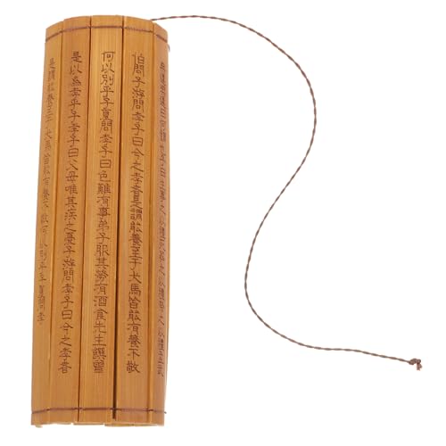 SOLUSTRE Antike Chinesische Schriftrollen Dekoration Realistische Kalligraphie Slips als Traditionelles Foto Requisit und Rustikales Wohnaccessoire für Büro Wohnzimmer Schlafzimmer SOLUSTRE Antike Chinesische Schriftrollen Dekoration Realistische Kalligraphie Slips als Traditionelles Foto Requisit und Rustikales Wohnaccessoire für Büro Wohnzimmer Schlafzimmer von SOLUSTRE
