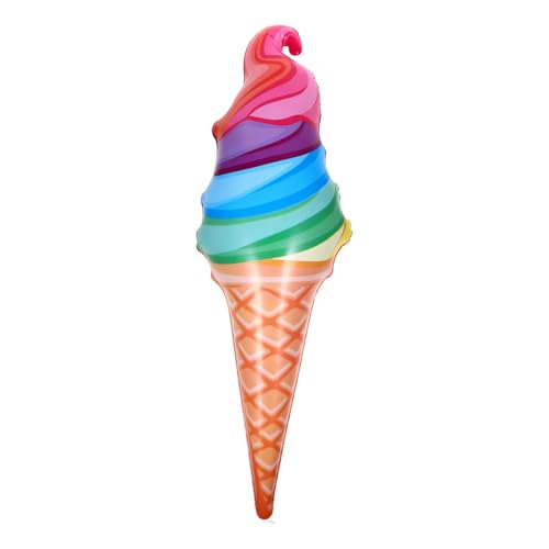 SOLUSTRE Aufblasbares Eiscreme PVC Eiscreme Cone Requisite Wiederverwendbare Party Dekoration für und Dessert Mottopartys SOLUSTRE Aufblasbares Eiscreme PVC Eiscreme Cone Requisite Wiederverwendbare Party Dekoration für und Dessert Mottopartys von SOLUSTRE