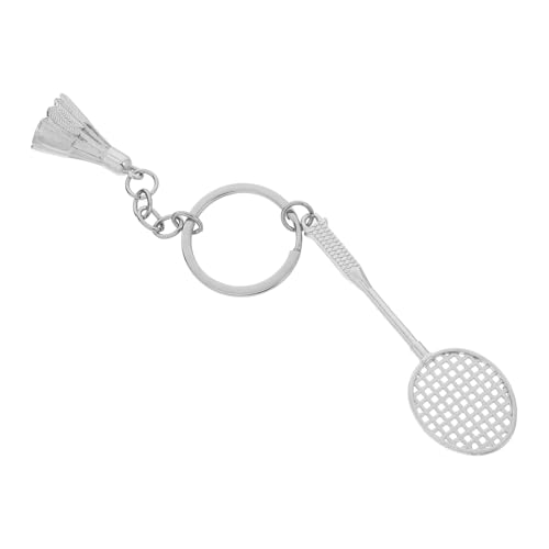 SOLUSTRE Badmintonschläger Schlüsselanhänger Badminton Taschenanhänger Badminton Schlüsselring Badminton Dekorationen Badminton Schläger Zubehör Fußball Schlüsselanhänger Badminton von SOLUSTRE