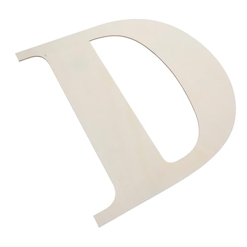 SOLUSTRE Brief DIY -Kunsthandwerk Holzbuchstaben zum Basteln große Holzbuchstaben Blanko-Holzschilder zum Basteln Holzbuchstaben für die Wanddekoration holz buchstabe Buchsbaum von SOLUSTRE