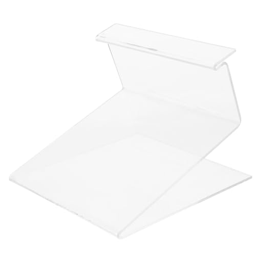 SOLUSTRE Buchhalterständer Transparenter Präsentationsständer für Zeitschriften und Bilder Einfache Installation ohne Werkzeug Vielseitig Einsetzbar für Zuhause Büro von SOLUSTRE