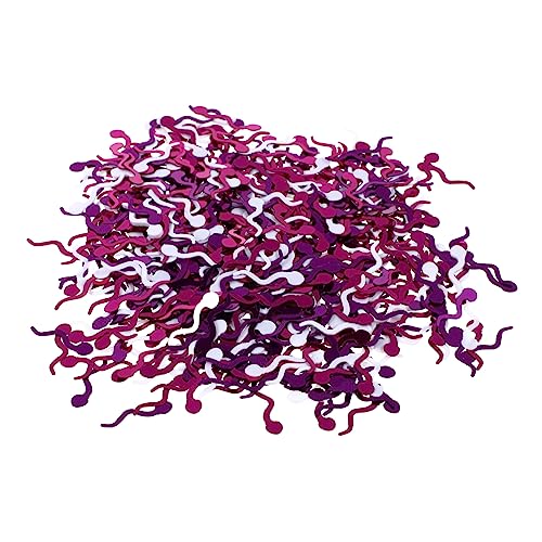 SOLUSTRE Bunte Tadpole Konfetti Kreatives Partydekor für Hochzeit Geburtstag und Fest Langlebiges Bastelkonfetti für Romantische Feierlichkeiten Wiederverwendbar und Vielseitig Einsetzbar von SOLUSTRE