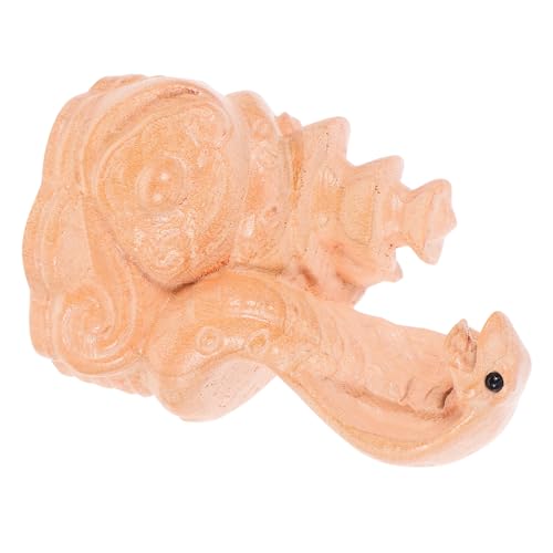 SOLUSTRE Chinesische Holzschlange Figur Jahr der Schlange Detaillierte Geschnitzte Dekoration aus Massivem Holz Lebensechte Garten und Tischdeko Robuste Handgefertigte Tierkreiszeichen SOLUSTRE Chinesische Holzschlange Figur Jahr der Schlange Detaillierte Geschnitzte Dekoration aus Massivem Holz Lebensechte Garten und Tischdeko Robuste Handgefertigte Tierkreiszeichen von SOLUSTRE