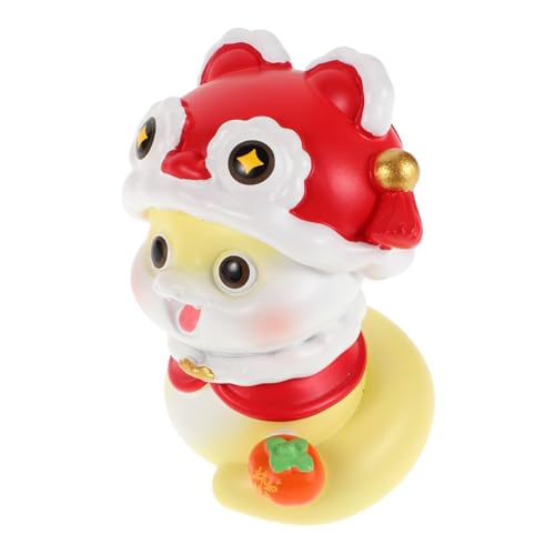 SOLUSTRE Chinesische Neujahrs-schlangenfigur Langlebigem Resin Tischdekoration Für Büro Und Zuhause Symbolisches Maskottchen Für Jahr - SOLUSTRE Chinesische Neujahrs-schlangenfigur Langlebigem Resin Tischdekoration Für Büro Und Zuhause Symbolisches Maskottchen Für Jahr - von SOLUSTRE