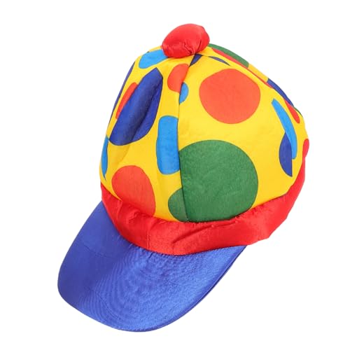 SOLUSTRE Clown Hut für Karneval Verstellbare Kopfbedeckung für Halloween und Cosplay Events Geeignet für Erwachsene und Leicht und Komfortabel SOLUSTRE Clown Hut für Karneval Verstellbare Kopfbedeckung für Halloween und Cosplay Events Geeignet für Erwachsene und Leicht und Komfortabel von SOLUSTRE
