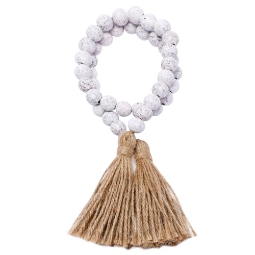 SOLUSTRE Dekorative Holzperlen mit Quasten für Romantische und Garten Dekoration Partys Hochzeiten und Stilvolle Tischdeko SOLUSTRE Dekorative Holzperlen mit Quasten für Romantische und Garten Dekoration Partys Hochzeiten und Stilvolle Tischdeko von SOLUSTRE