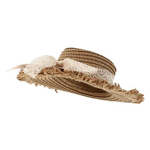 SOLUSTRE Doll Strohhut mit Schleife Dekorativer Puppenhut aus Hochwertigem Material Langlebig und Einfach zu Verwenden Geeignet für Puppenkleidung und Sammlungen Khakifarbenes Accessoire SOLUSTRE Doll Strohhut mit Schleife Dekorativer Puppenhut aus Hochwertigem Material Langlebig und Einfach zu Verwenden Geeignet für Puppenkleidung und Sammlungen Khakifarbenes Accessoire von SOLUSTRE