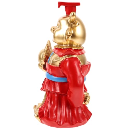 SOLUSTRE Drachenfigur Aus Harz Mit Tierkreiszeichen Kreative Drachenstatue Für Schreibtisch Dekoration Für Zuhause Und Büro Sammlerstück von SOLUSTRE
