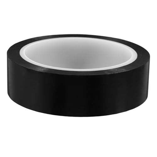 SOLUSTRE Dunkles Lichtblockierendes Klebeband Einseitig Hochtemperaturbeständig Schwarz für Elektronik Router Dimmfolie von SOLUSTRE