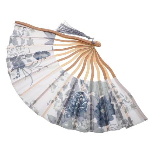 SOLUSTRE Faltbarer Chinesischer Stofffächer für Damen Vintage Design Leicht und Handfächer für Hochzeiten Partys und Tanzaufführungen für Dekoration und Souvenirs SOLUSTRE Faltbarer Chinesischer Stofffächer für Damen Vintage Design Leicht und Handfächer für Hochzeiten Partys und Tanzaufführungen für Dekoration und Souvenirs von SOLUSTRE