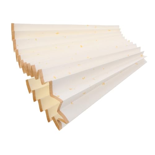 SOLUSTRE Faltfächer Blanko Oberfläche für Diy Weiße Unbeschichtete Fächerfläche aus Papier für Kreative Bastelprojekte für Gestaltung und Dekoration SOLUSTRE Faltfächer Blanko Oberfläche für Diy Weiße Unbeschichtete Fächerfläche aus Papier für Kreative Bastelprojekte für Gestaltung und Dekoration von SOLUSTRE