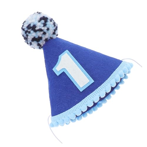 SOLUSTRE Geburtstagskegel Partyhut Blau Weiches Komfortables Material Sichere Passform für Junge Mädchen Liebevolle Dekoration für Geburtstagsfeier SOLUSTRE Geburtstagskegel Partyhut Blau Weiches Komfortables Material Sichere Passform für Junge Mädchen Liebevolle Dekoration für Geburtstagsfeier von SOLUSTRE