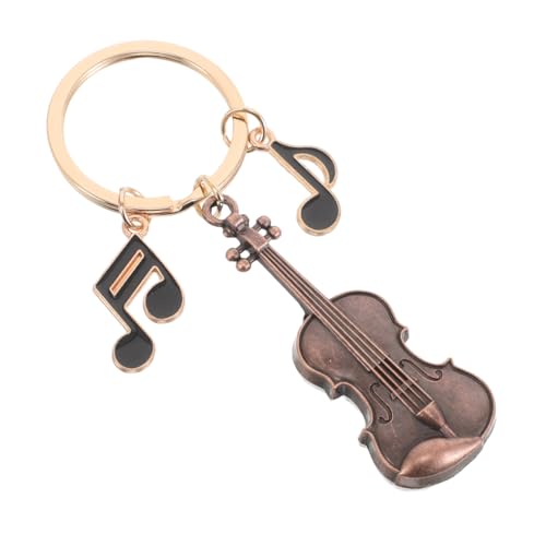 SOLUSTRE Geigen-schlüsselanhänger Aus Zinklegierung Mit Musiknoten Im Retro-stil Handtaschenanhänger Für Geigenspieler Und Musikliebhaber Geschenkidee Für Frauen von SOLUSTRE