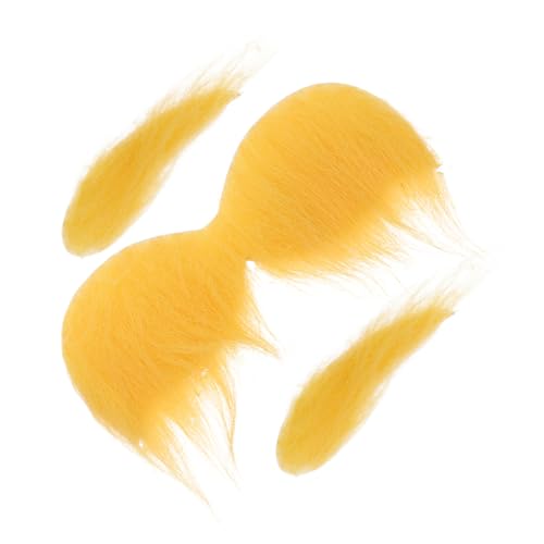 SOLUSTRE Gelber Künstlicher Schnurrbart und Augenbrauen Selbstklebend Leichter Fake Schnurrbart für Karneval Halloween Party Kostümaccessoire Einfach Anzubringen und Langlebig SOLUSTRE Gelber Künstlicher Schnurrbart und Augenbrauen Selbstklebend Leichter Fake Schnurrbart für Karneval Halloween Party Kostümaccessoire Einfach Anzubringen und Langlebig von SOLUSTRE