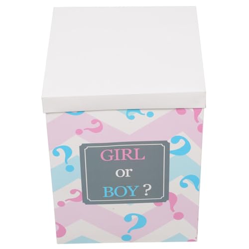 SOLUSTRE Gender Reveal Box Für Jungen Oder Faltbarer Ballon Briefkasten Zur Geschlechtsenthüllung Dekoration Für Babyparty Mit Überraschungsballons SOLUSTRE Gender Reveal Box Für Jungen Oder Faltbarer Ballon Briefkasten Zur Geschlechtsenthüllung Dekoration Für Babyparty Mit Überraschungsballons von SOLUSTRE