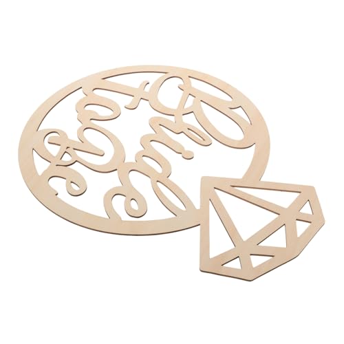 SOLUSTRE Hängendes Holzschild für Hochzeiten Dekoratives Ring Schild für Verlobungsfeiern Rustikales Hochzeitsdekor für Jubiläen Valentinstag und Besondere Anlässe SOLUSTRE Hängendes Holzschild für Hochzeiten Dekoratives Ring Schild für Verlobungsfeiern Rustikales Hochzeitsdekor für Jubiläen Valentinstag und Besondere Anlässe von SOLUSTRE