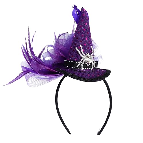 SOLUSTRE Halloween Haarreif Spinne Hexenhut Design Bequem Leichter Stirnband für Mädchen Karneval Party Fasching Gruselige Kostüme Zubehör SOLUSTRE Halloween Haarreif Spinne Hexenhut Design Bequem Leichter Stirnband für Mädchen Karneval Party Fasching Gruselige Kostüme Zubehör von SOLUSTRE
