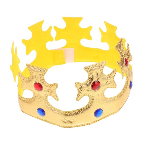 SOLUSTRE Halloween König Kostüm Krone Haarreif Weicher Komfortabler Kopfschmuck für Fasching Karneval Maskerade Party Erwachsene Cosplay Zubehör SOLUSTRE Halloween König Kostüm Krone Haarreif Weicher Komfortabler Kopfschmuck für Fasching Karneval Maskerade Party Erwachsene Cosplay Zubehör von SOLUSTRE
