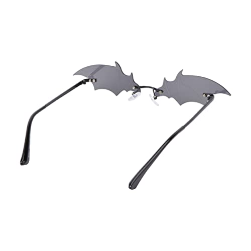 SOLUSTRE Halloween Party Sonnenbrille Fledermausform Leichtes Metallgestell Lustige Deko Brille für Sommerausflüge und Alltag Geeignet SOLUSTRE Halloween Party Sonnenbrille Fledermausform Leichtes Metallgestell Lustige Deko Brille für Sommerausflüge und Alltag Geeignet von SOLUSTRE