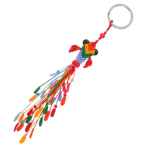 SOLUSTRE Handgefertigter Chinesischer Knoten Goldfisch Anhänger Traditionell Geflochtenes Feng Shui Koi Glücksbringer Leichter Glücksdekorations-schlüsselanhänger für Reisen Büro und SOLUSTRE Handgefertigter Chinesischer Knoten Goldfisch Anhänger Traditionell Geflochtenes Feng Shui Koi Glücksbringer Leichter Glücksdekorations-schlüsselanhänger für Reisen Büro und von SOLUSTRE